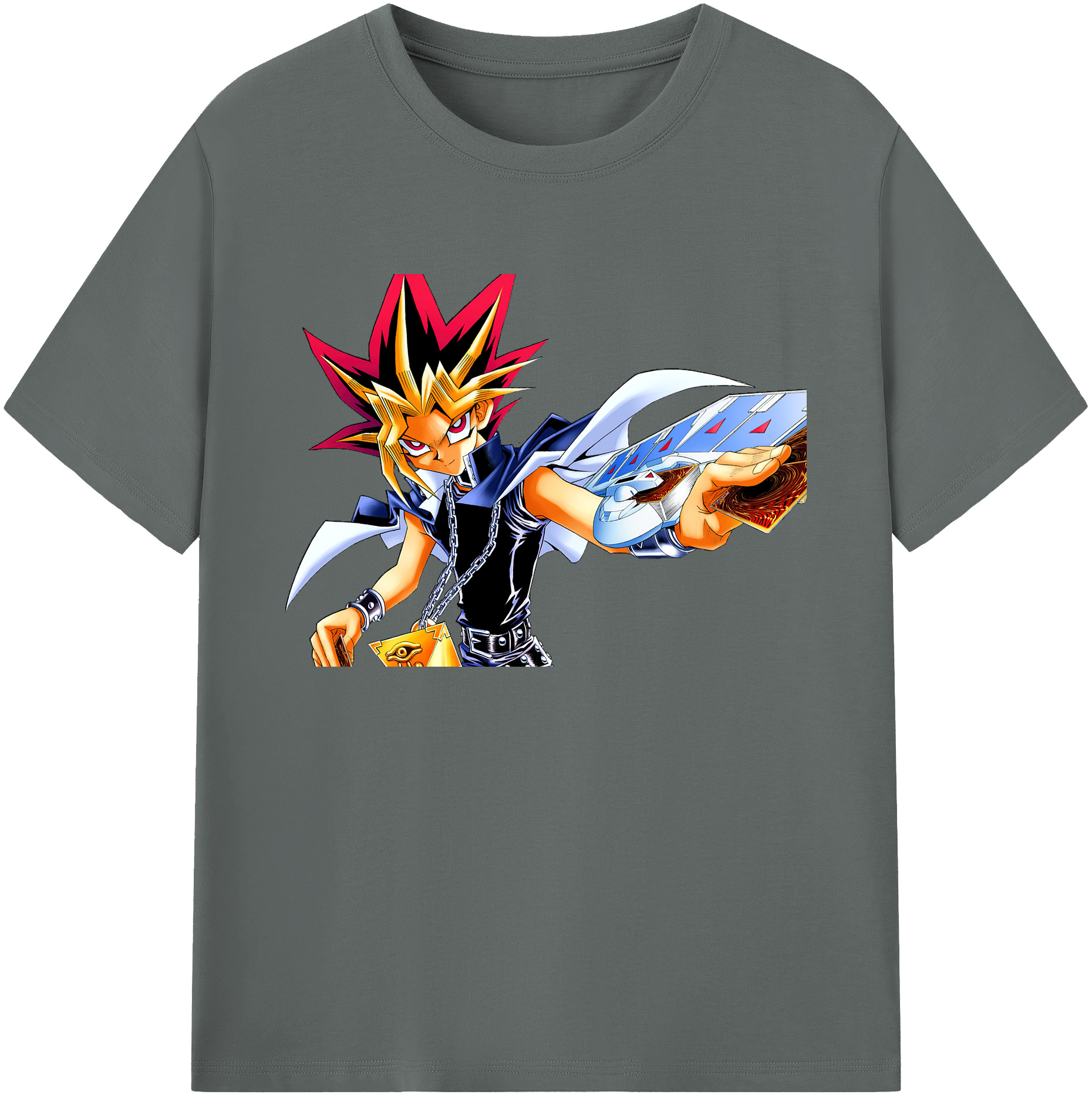 （画像用） 遊☆戯☆王 Yu-Gi-Oh! 綿100％ メンズ半袖Tシャツ｜肌触りやわらか＆通気性